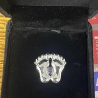 Custom Jewelers Baby Feet Alexandrite Necklace